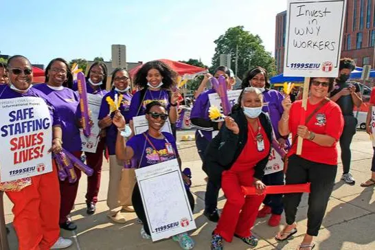 Kaleida Health Picket in Buffalo