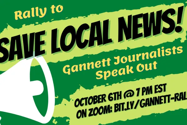 NewsGuild Virtual Rally to Save Local News