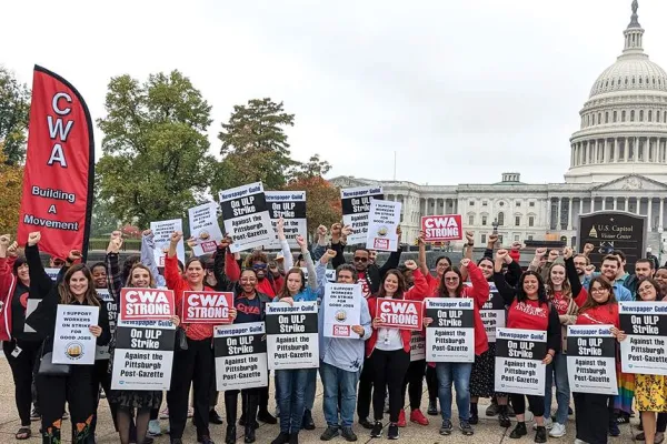 Pittsburgh Post-Gazette Strike at the U.S. Capitol