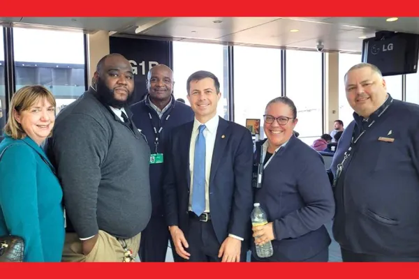 CWA Airline Agents Meet with Secretary Buttigieg