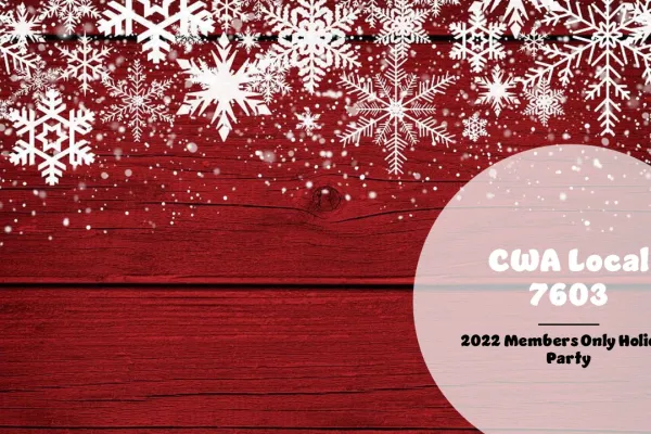 CWA 7603 Holiday Party
