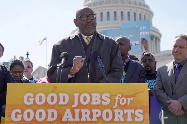 Good Jobs for Good Airports Press Conference