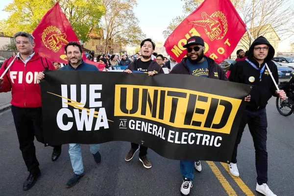 IUE-CWA Rallies for May Day