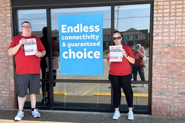 AT&T Leafleting to Support Southeast Strikers