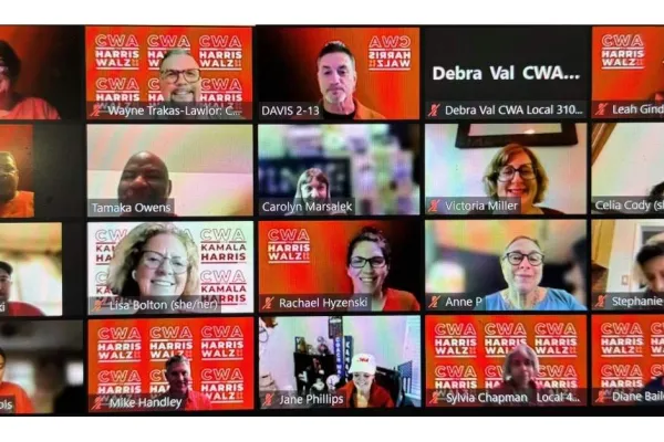 Phone Banking with CWA Activists