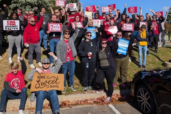CWA Members at Activision QA Rally for Remote Work Options