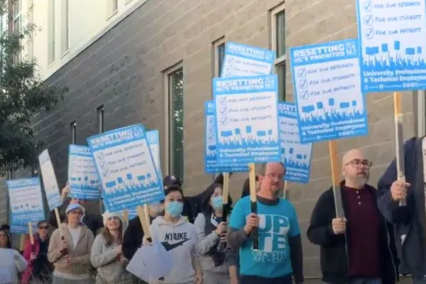 UPTE-CWA Local 9119 Informational Picket