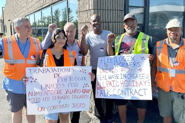 IUE-CWA Members at FleetLogix