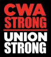 CWA STRONG/UNION STRONG BANNER