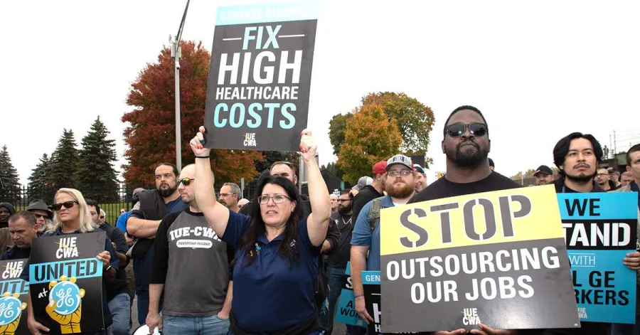 IUE-CWA GE Rally Schenectady