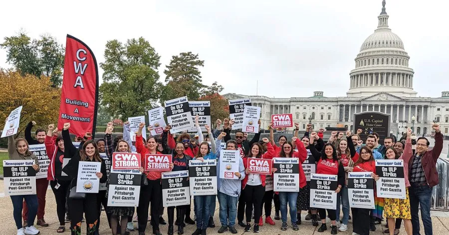 Pittsburgh Post-Gazette Strike at the U.S. Capitol