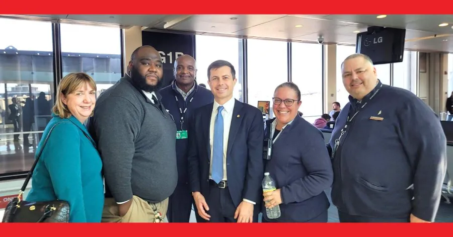 CWA Airline Agents Meet with Secretary Buttigieg