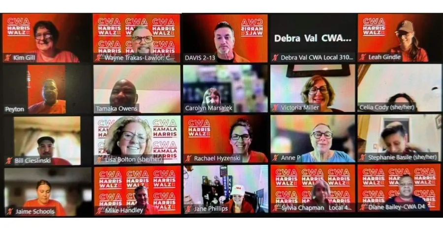 Phone Banking with CWA Activists