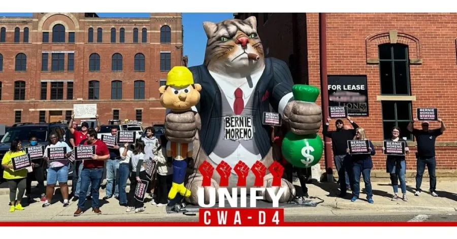 CWA D4 Rally Against Bernie Moreno's Anti-Worker Record