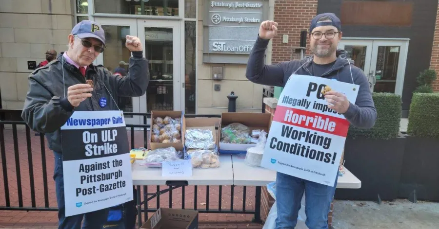 CWA Local 38061 Members Ed Blazina and John Santa