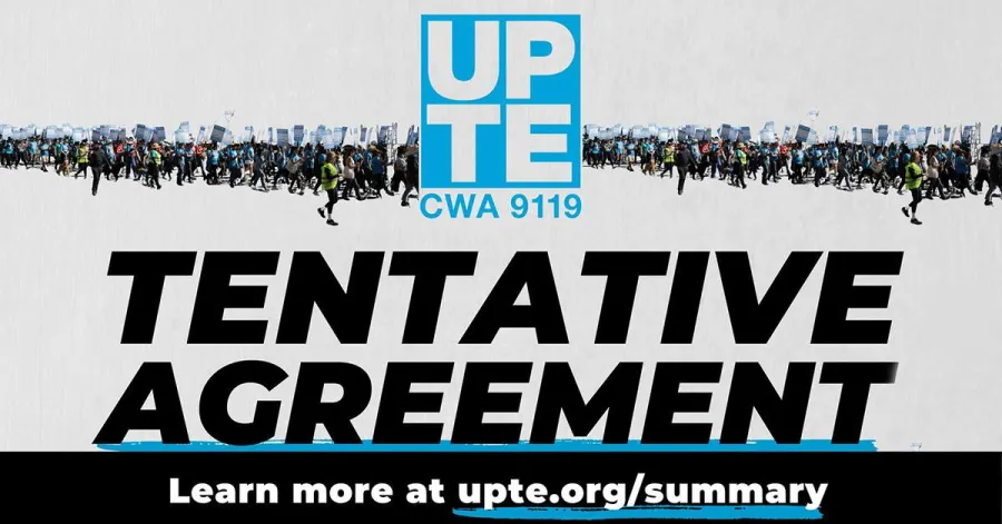 UPTE-CWA Local 9119 Tentative Agreement
