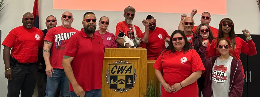 Lumen CWA Members group photo