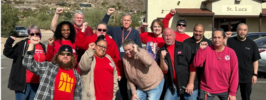 Lumen CWA workers group photo