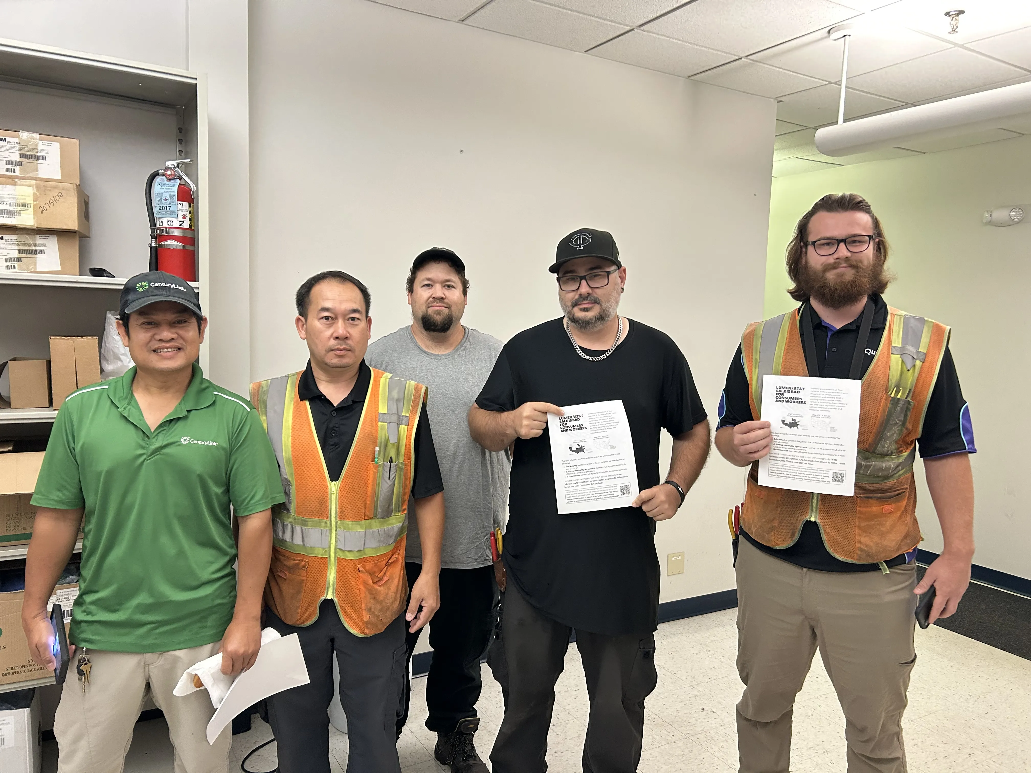 CWA Lumen workers