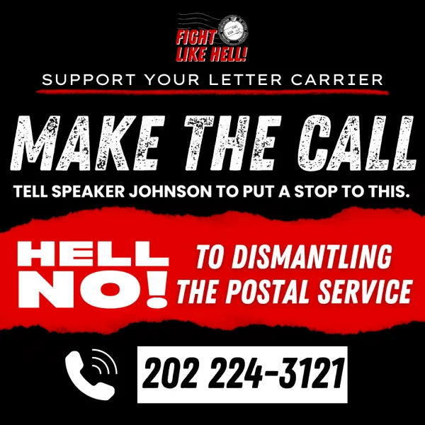 Hell No to Dismantling The Postal Service